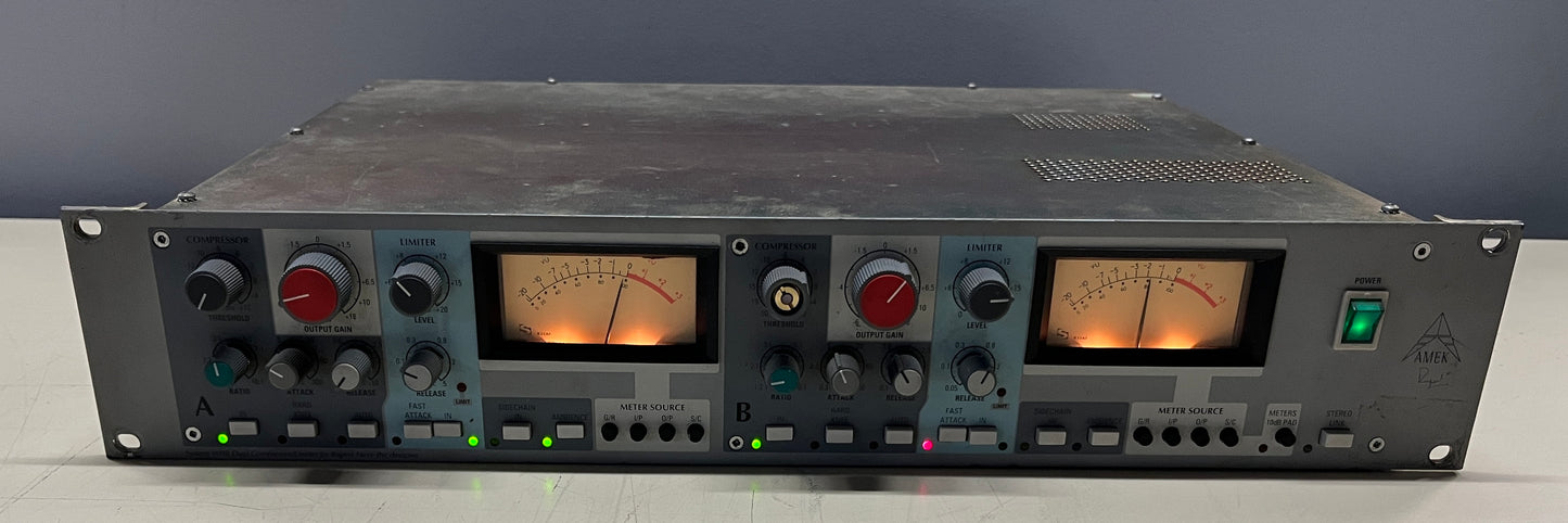 Amek System 9098 Compressor/Limiter by Rupert Neve, Amek 9098 Compressor/Limiter, Amek Rupert Neve Model, Dual Compressor/Limiter, Amek 9098. We Sell Professional Audio Equipment. Audio Systems, Amplifiers, Consoles, Mixers, Electronics, Entertainment, Live Sound.