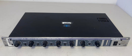 Aphex Dominator II, Aphex Dominator II 720 Multiband Peak, Aphex Dominator II 720, Aphex Limiter, We Sell Professional Audio Equipment. Audio Systems, Amplifiers, Consoles, Mixers, Electronics, Entertainment, Live Sound.