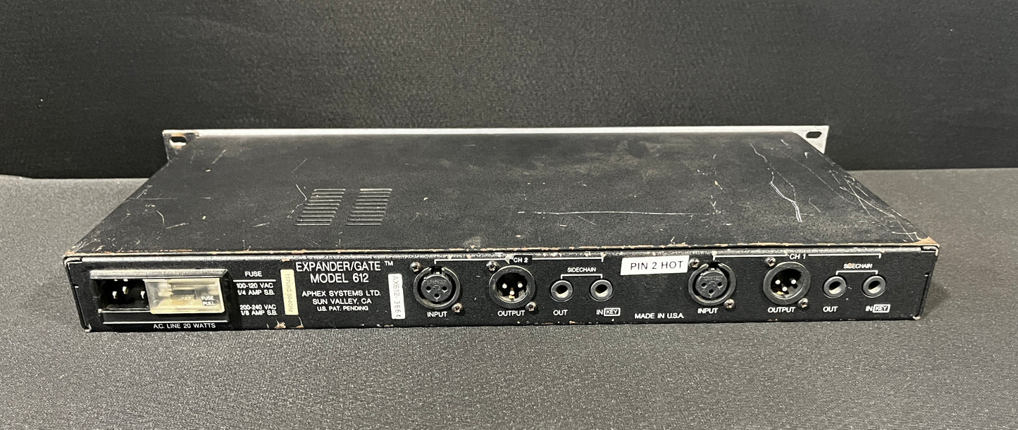 Aphex 612, Aphex Expander, Aphex Gate, Aphex Model 612, Aphex Expander Gate, We Sell Professional Audio Equipment. Audio Systems, Amplifiers, Consoles, Mixers, Electronics, Entertainment, Live Sound