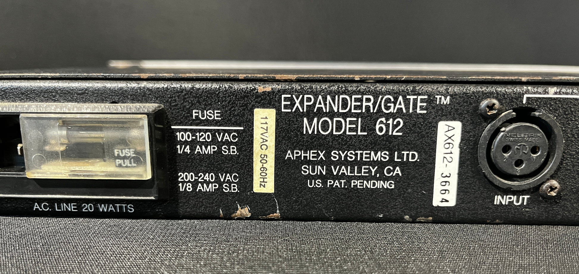 Aphex 612, Aphex Expander, Aphex Gate, Aphex Model 612, Aphex Expander Gate, We Sell Professional Audio Equipment. Audio Systems, Amplifiers, Consoles, Mixers, Electronics, Entertainment, Live Sound
