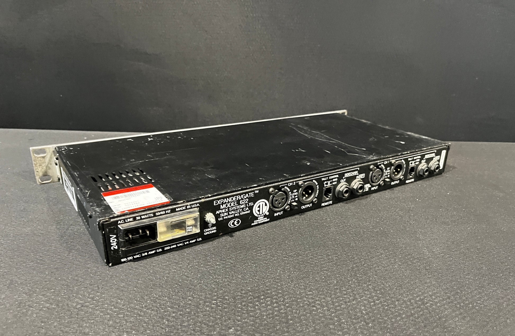 Aphex Model 622, Aphex Gate, Aphex Expander, Aphex 622 Gate. We Sell Professional Audio Equipment. Audio Systems, Amplifiers, Consoles, Mixers, Electronics, Entertainment, Live Sound.