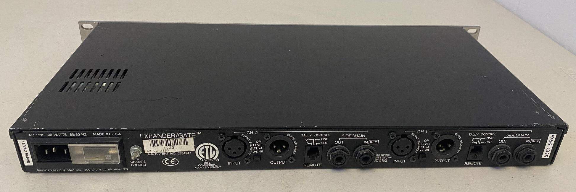 Aphex Model 623, Aphex Logic Assisted Expander, Aphex Logic Assisted Gate, Aphex Model 623 Logic Assisted Expander/Gate, Aphex Model 623 Gate, Aphex Gate, We Sell Professional Audio Equipment. Audio Systems, Amplifiers, Consoles, Mixers, Electronics, Entertainment, Live Sound.