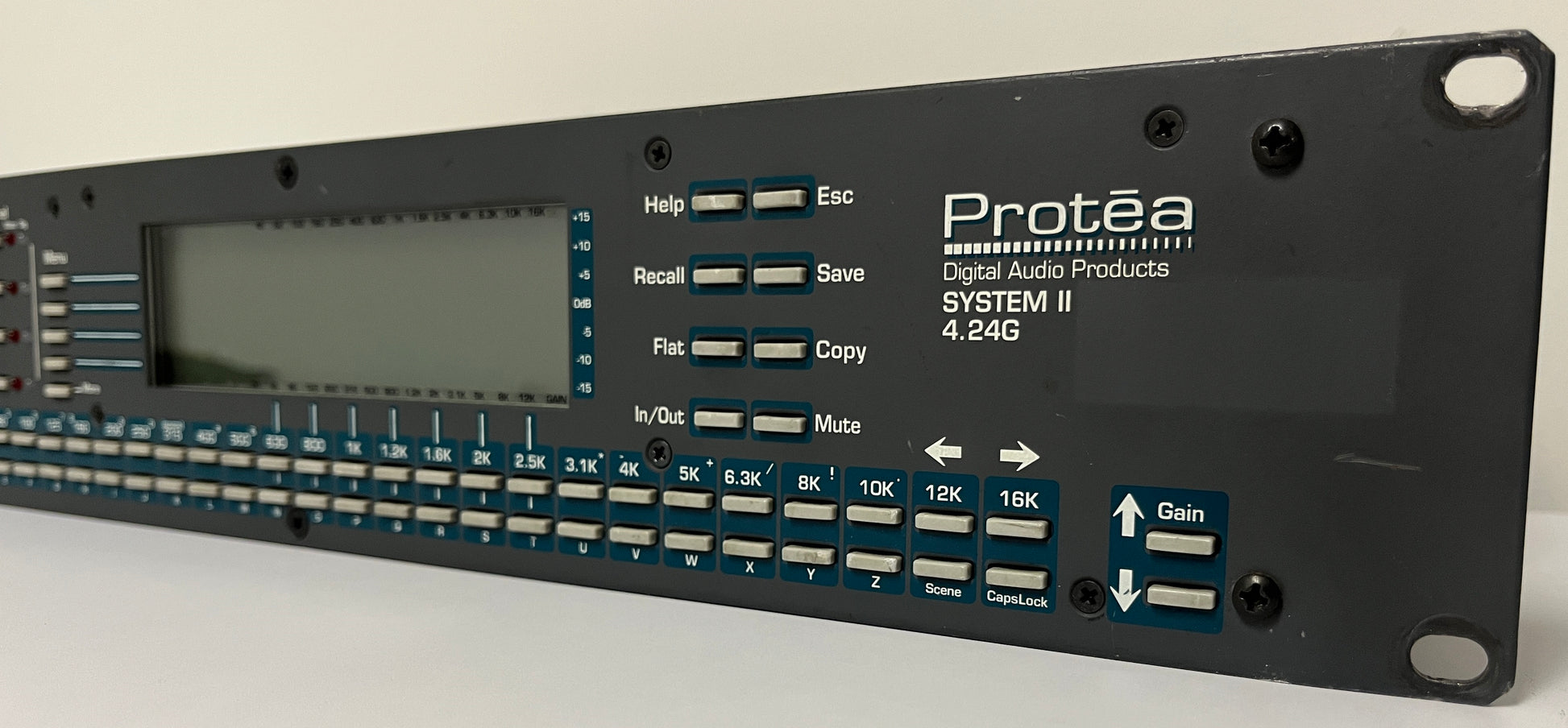 Ashly Protea Equalizer System II, Ashly 4.24G 4-Channel Digital EQ, Ashly Protea 4 Channel Digital EQ, Ashly EQ, 4 Channel Digital EQ, We Sell Professional Audio Equipment. Audio Systems, Amplifiers, Consoles, Mixers, Electronics, Entertainment, Live Sound