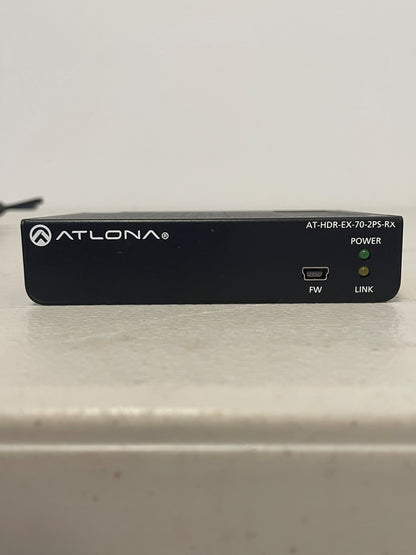 Used Atlona AT-HDR-EX-70-2PS-Rx for Sale. We Sell Professional Audio Equipment. Audio Systems, Amplifiers, Consoles, Mixers, Electronics, Entertainment and Live Sound.