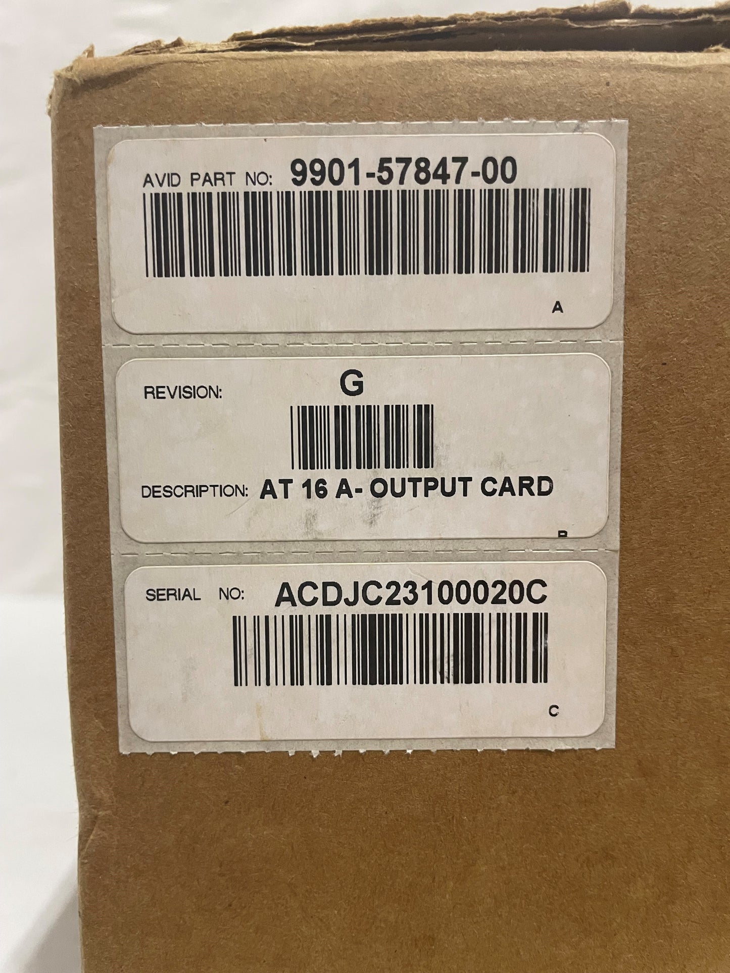 Avid Venue AT16 A-Net Output Card for SC48 Console