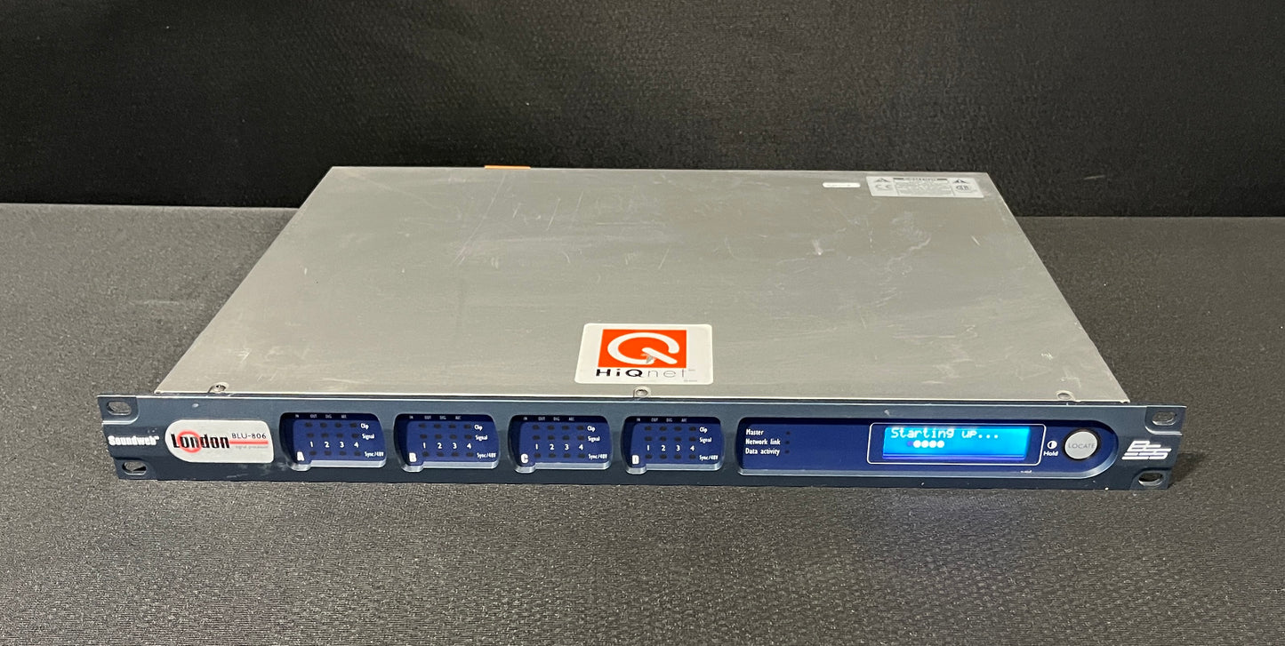 BSS London BLU 806 Signal Processor, BSS London Blu, BSS 806, London Blue 806, BSS Signal Processor. We Sell Professional Audio Equipment. Audio Systems, Amplifiers, Consoles, Mixers, Electronics, Entertainment, Live Sound.