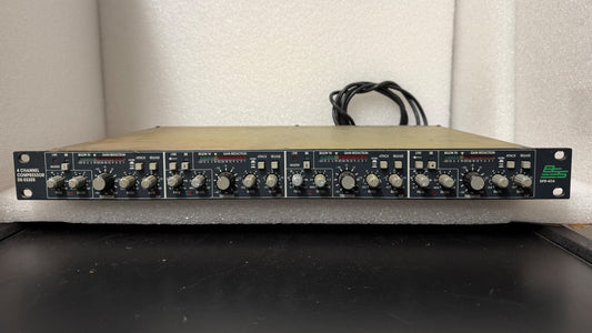 BSS DPR-404 Quad Compressor/De-Esser, BSS DPR-404, BSS DPR-404 Quad Compressor, DPR-404, BSS Compressor. We Sell Professional Audio Equipment. Audio Systems, Amplifiers, Consoles, Mixers, Electronics, Entertainment, Live Sound.