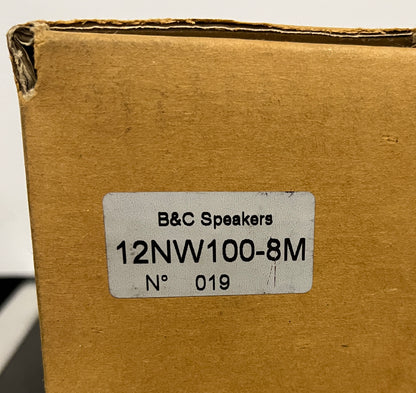 B&C 12NW100-BM Low Frequency Driver, B&C Low Frequency Driver, B&C 12NW100-BM, B&C LF Driver Pair, We Sell Professional Audio Equipment. Audio Systems, Amplifiers, Consoles, Mixers, Electronics, Entertainment, Live Sound