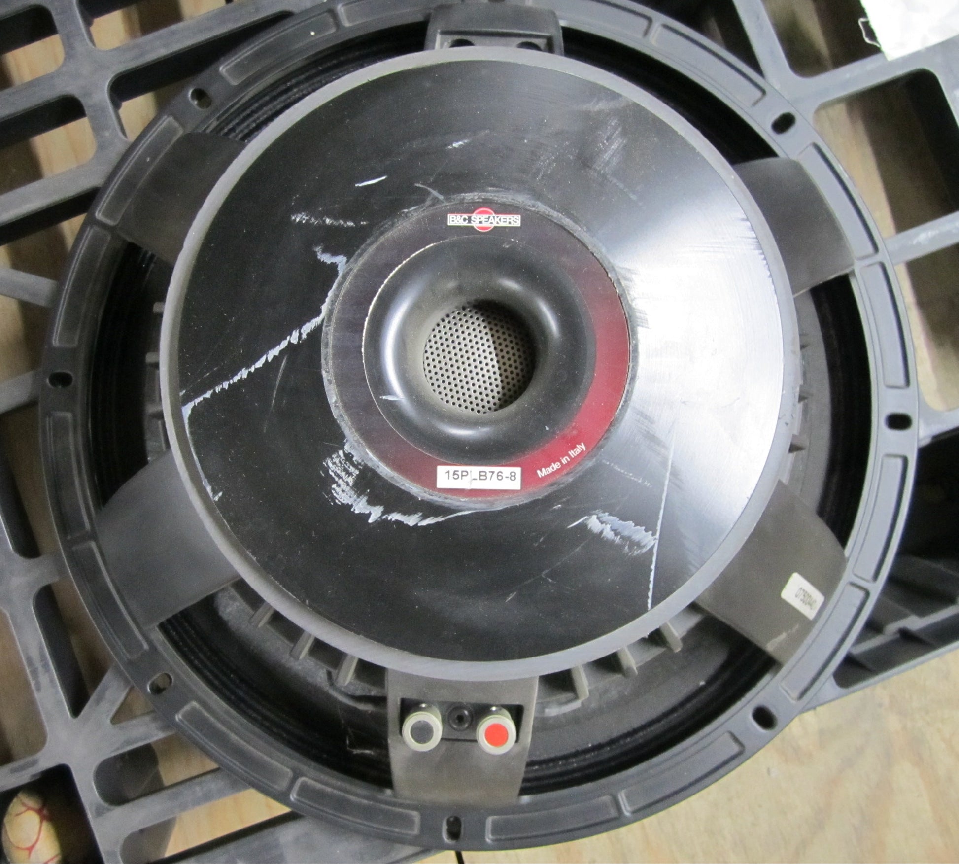 B&C 15PLB76-8 15" Woofer, B&C 15PLB76-8, B&C 15PLB76, B&C 15PLB76-8 Speaker Driver, B&C 15” Woofer. We Sell Professional Audio Equipment. Audio Systems, Amplifiers, Consoles, Mixers, Electronics, Entertainment, Live Sound.
