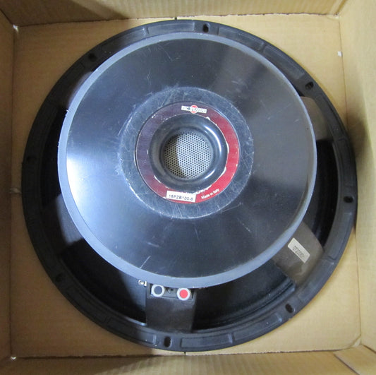 B&C 15PZB100 15" Woofer, B&C 15PZB100-8, B&C 15PZB100, B&C 15” Woofer, B&C 15PZB100 Woofer. We Sell Professional Audio Equipment. Audio Systems, Amplifiers, Consoles, Mixers, Electronics, Entertainment, Live Sound.

