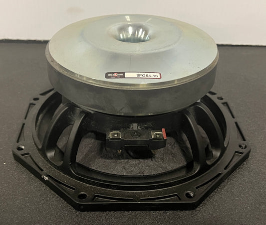 B&C 8FG64-16, B&C 16 Ohm Subwoofer, B&C 8" 16 Ohm Subwoofer, B&C Subwoofer, We Sell Professional Audio Equipment. Audio Systems, Amplifiers, Consoles, Mixers, Electronics, Entertainment, Live Sound