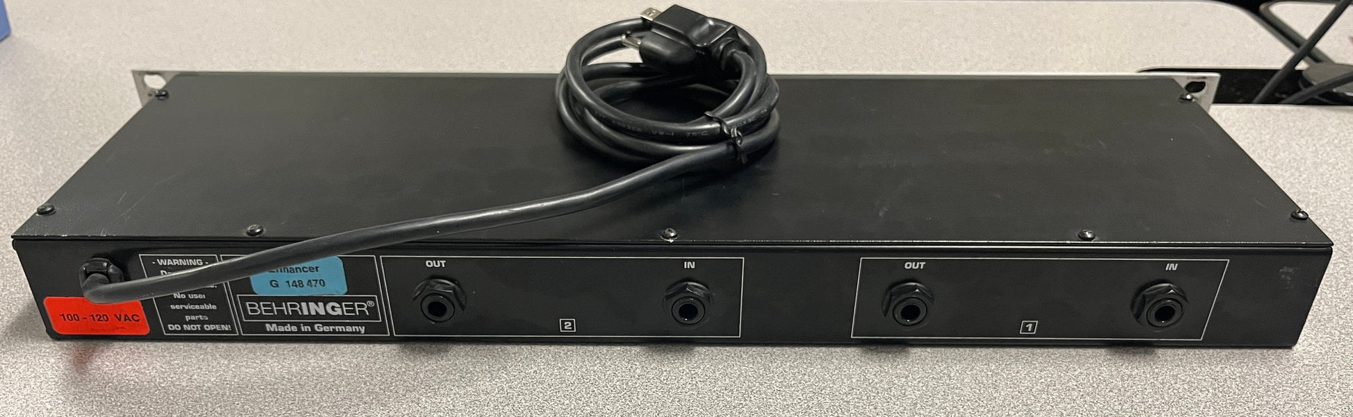 Behringer EX 1 Stereo Image Processor, Behringer EX 1 Processor, Behringer EX 1 Stereo Image Processor with Phase Meter, Behringer Phase Meter, We Sell Professional Audio Equipment. Audio Systems, Amplifiers, Consoles, Mixers, Electronics, Entertainment, Live Sound