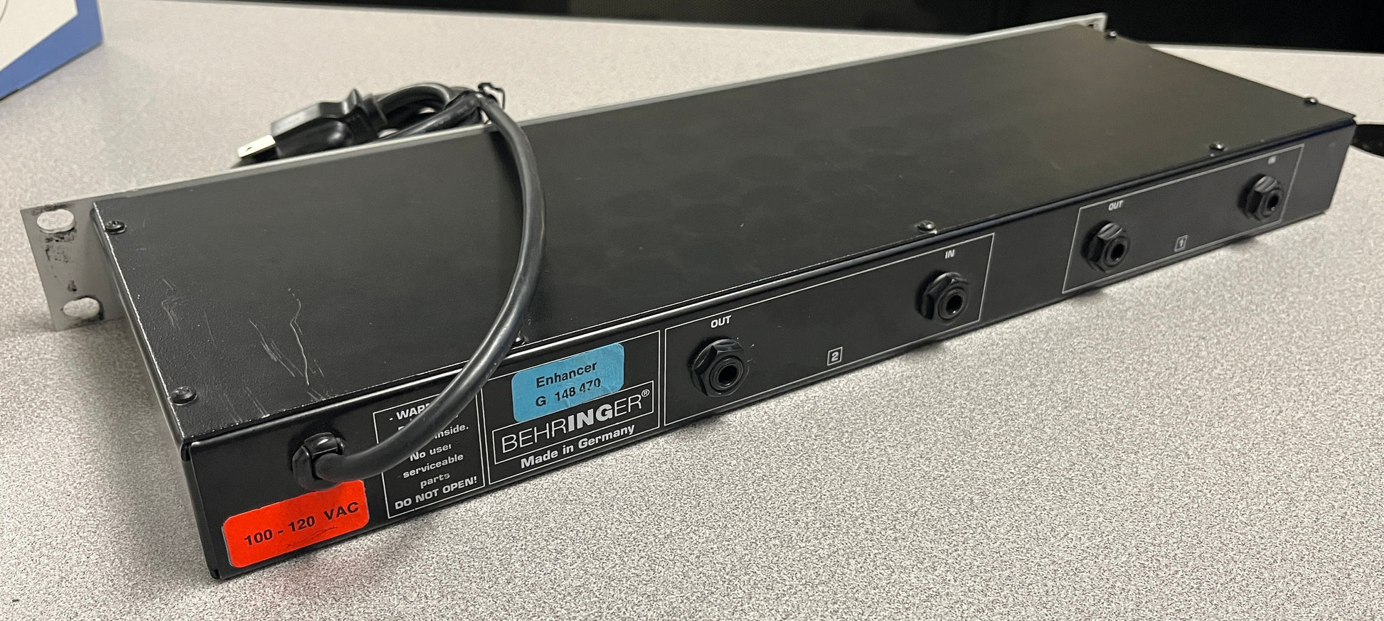 Behringer EX 1 Stereo Image Processor, Behringer EX 1 Processor, Behringer EX 1 Stereo Image Processor with Phase Meter, Behringer Phase Meter, We Sell Professional Audio Equipment. Audio Systems, Amplifiers, Consoles, Mixers, Electronics, Entertainment, Live Sound