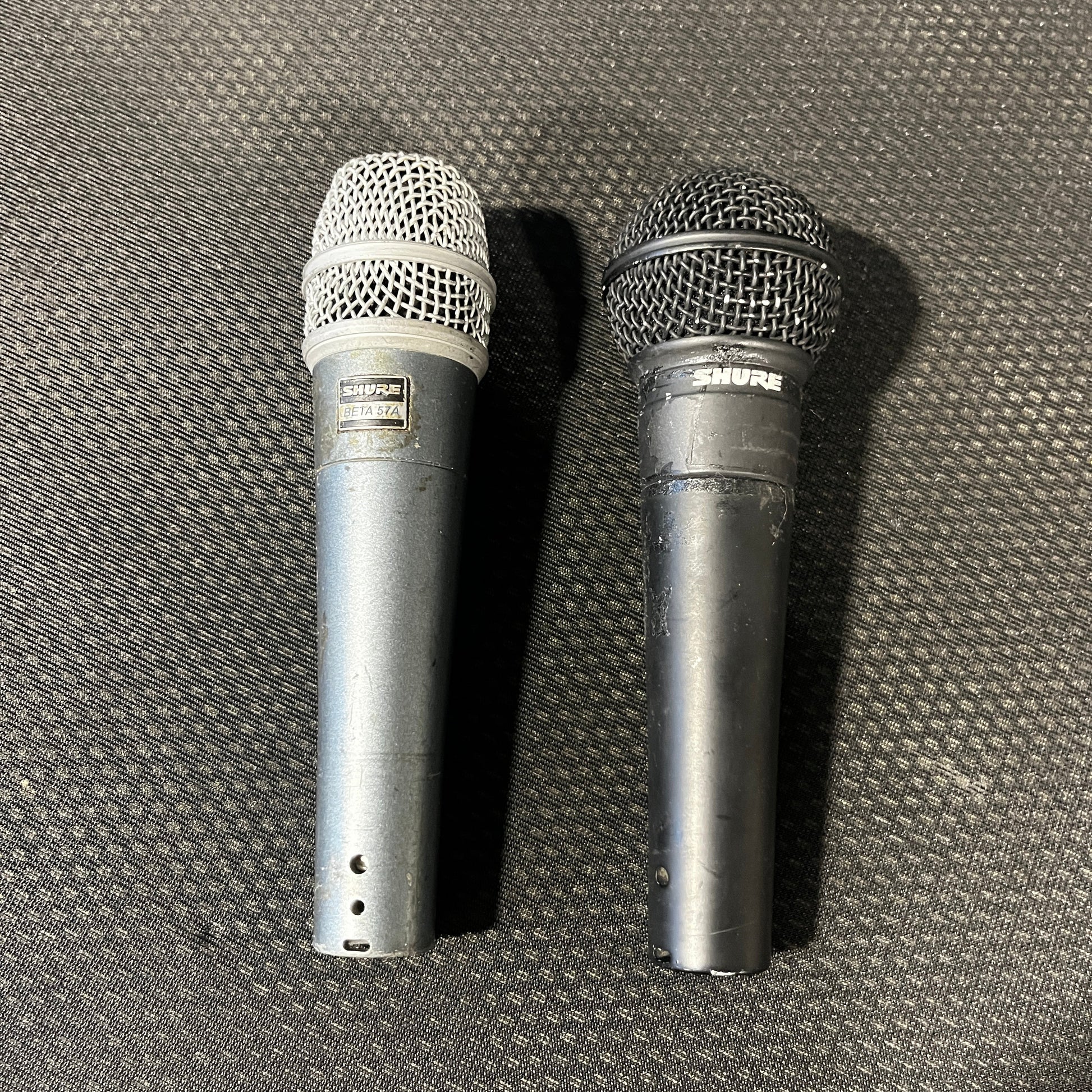 Shure Beta 57A & SM58 Microphones, Shure Beta 57A, Shure SM58, Shure Microphone Lot, Shure Microphones. We Sell Professional Audio Equipment. Audio Systems, Amplifiers, Consoles, Mixers, Electronics, Entertainment, Live Sound.
