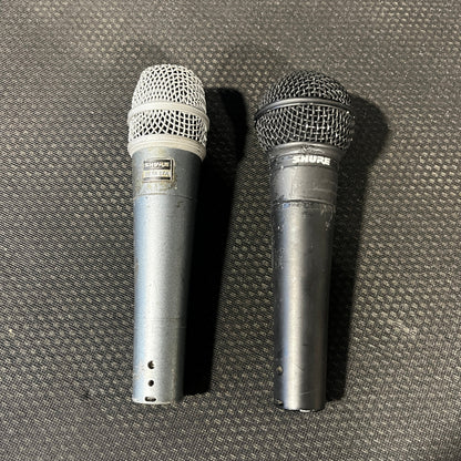 Shure Beta 57A & SM58 Microphones, Shure Beta 57A, Shure SM58, Shure Microphone Lot, Shure Microphones. We Sell Professional Audio Equipment. Audio Systems, Amplifiers, Consoles, Mixers, Electronics, Entertainment, Live Sound.
