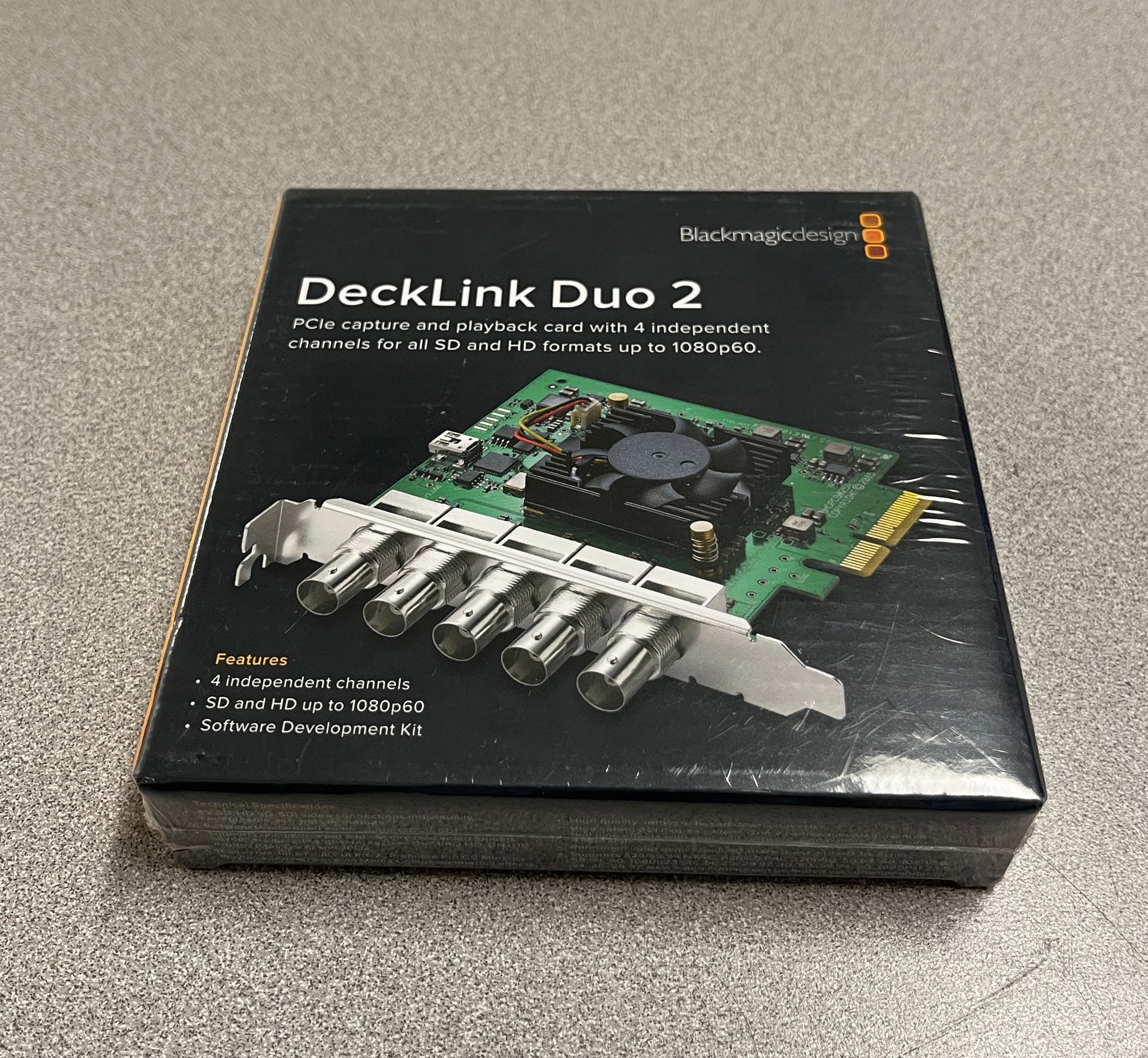 Blackmagic Design DeckLink Duo, Blackmagic Design PCIe Capture and Playback Card, Blackmagic Design Playback Card, We Sell Professional Audio Equipment. Audio Systems, Amplifiers, Consoles, Mixers, Electronics, Entertainment, Live Sound
