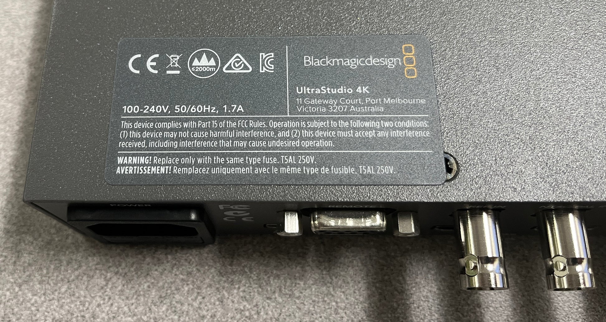 Blackmagic Design UltraStudio 4K, Blackmagic Design UltraStudio Thunderbolt 2, We Sell Professional Audio Equipment. Audio Systems, Amplifiers, Consoles, Mixers, Electronics, Entertainment, Live Sound.