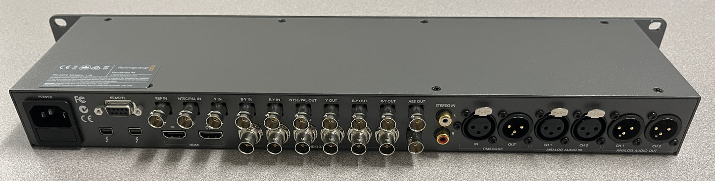 Blackmagic Design UltraStudio 4K, Blackmagic Design UltraStudio Thunderbolt 2, We Sell Professional Audio Equipment. Audio Systems, Amplifiers, Consoles, Mixers, Electronics, Entertainment, Live Sound.