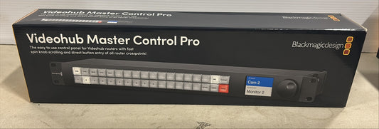 Blackmagic Design Videohub Master Control Pro, We Sell Professional Audio Equipment. Audio Systems, Amplifiers, Consoles, Mixers, Electronics, Entertainment, Live Sound
