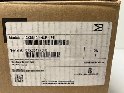 Brocade ICX6610-48P-E, Brocade 48 Port Gigabit Switch, Brocade ICX6610-48P-E Switch, We Sell Professional Audio Equipment. Audio Systems, Amplifiers, Consoles, Mixers, Electronics, Entertainment, Live Sound