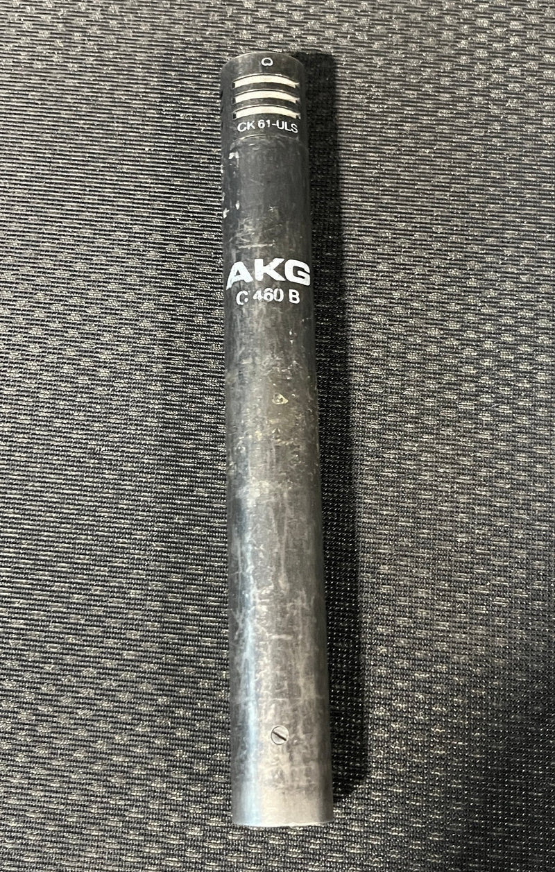 AKG C460 B Small Condenser Cardioid Microphone, AKG C460 B, AKG Microphones, AKG C460B with CK 61-ULS Capsule, AKG C460B. We Sell Professional Audio Equipment. Audio Systems, Amplifiers, Consoles, Mixers, Electronics, Entertainment, Live Sound.