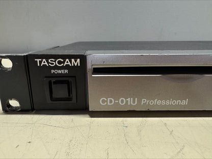 TASCAM CD-01U PRO Rackspace CD Player, TASCAM CD-01U, CD-01U, TASCAM CD Player, Rackspace CD Player. We Sell Professional Audio Equipment. Audio Systems, Amplifiers, Consoles, Mixers, Electronics, Entertainment, Live Sound.