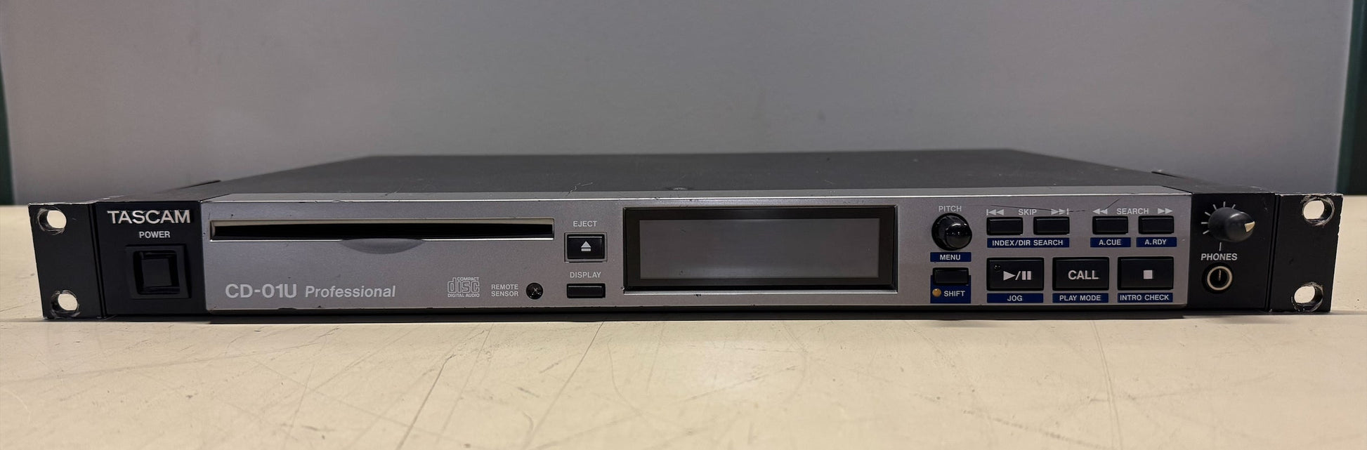 TASCAM CD-01U PRO Rackspace CD Player, TASCAM CD-01U, CD-01U, TASCAM CD Player, Rackspace CD Player. We Sell Professional Audio Equipment. Audio Systems, Amplifiers, Consoles, Mixers, Electronics, Entertainment, Live Sound.