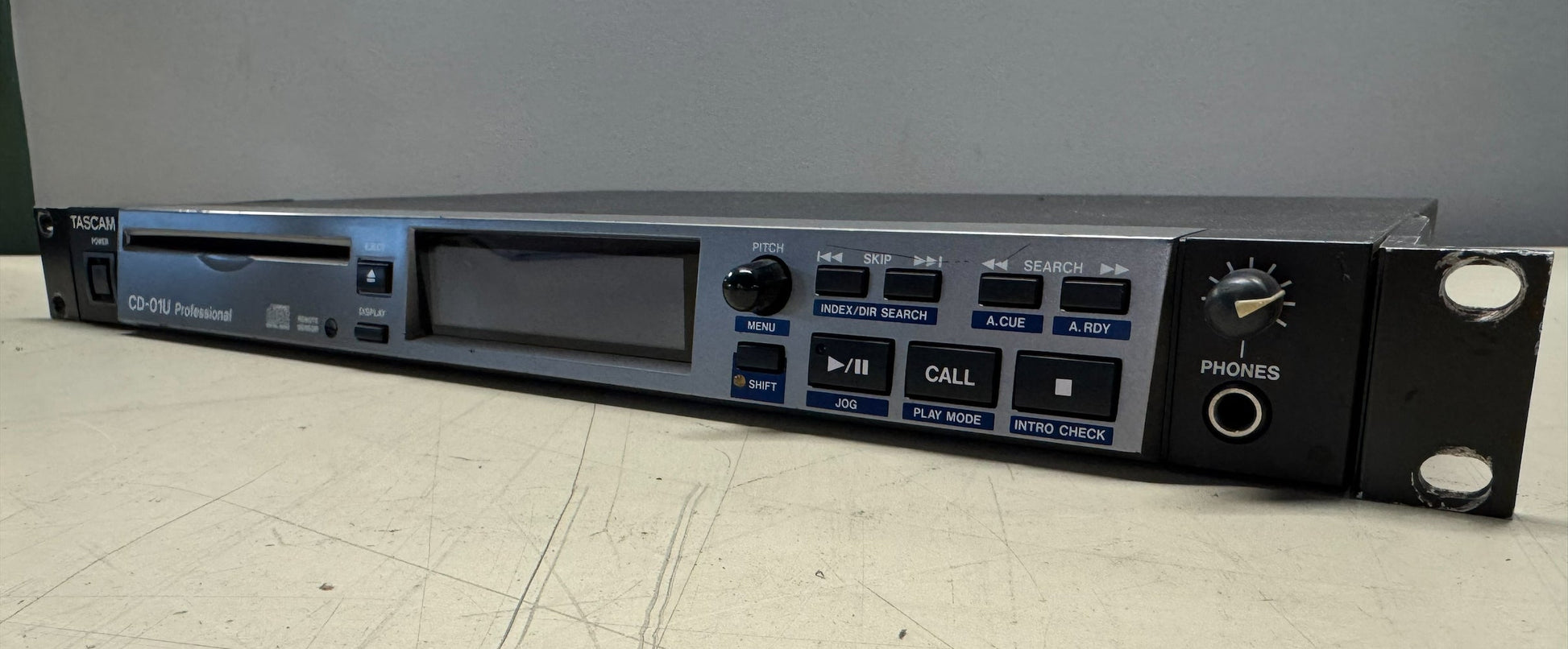 TASCAM CD-01U PRO Rackspace CD Player, TASCAM CD-01U, CD-01U, TASCAM CD Player, Rackspace CD Player. We Sell Professional Audio Equipment. Audio Systems, Amplifiers, Consoles, Mixers, Electronics, Entertainment, Live Sound.
