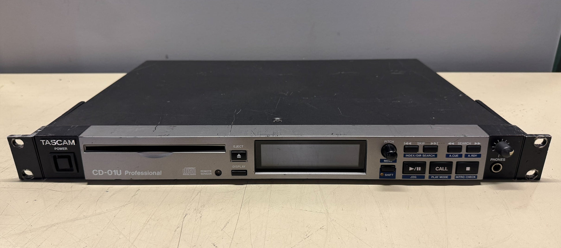 TASCAM CD-01U PRO Rackspace CD Player, TASCAM CD-01U, CD-01U, TASCAM CD Player, Rackspace CD Player. We Sell Professional Audio Equipment. Audio Systems, Amplifiers, Consoles, Mixers, Electronics, Entertainment, Live Sound.