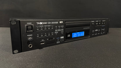 Tascam CD-200SB  Professional CD Player, Tascam CD-200SB, TASCAM CD200SB, Tascam Rackmount CD Player, CD-200SB Professional CD Player. We Sell Professional Audio Equipment. Audio Systems, Amplifiers, Consoles, Mixers, Electronics, Entertainment, Live Sound.