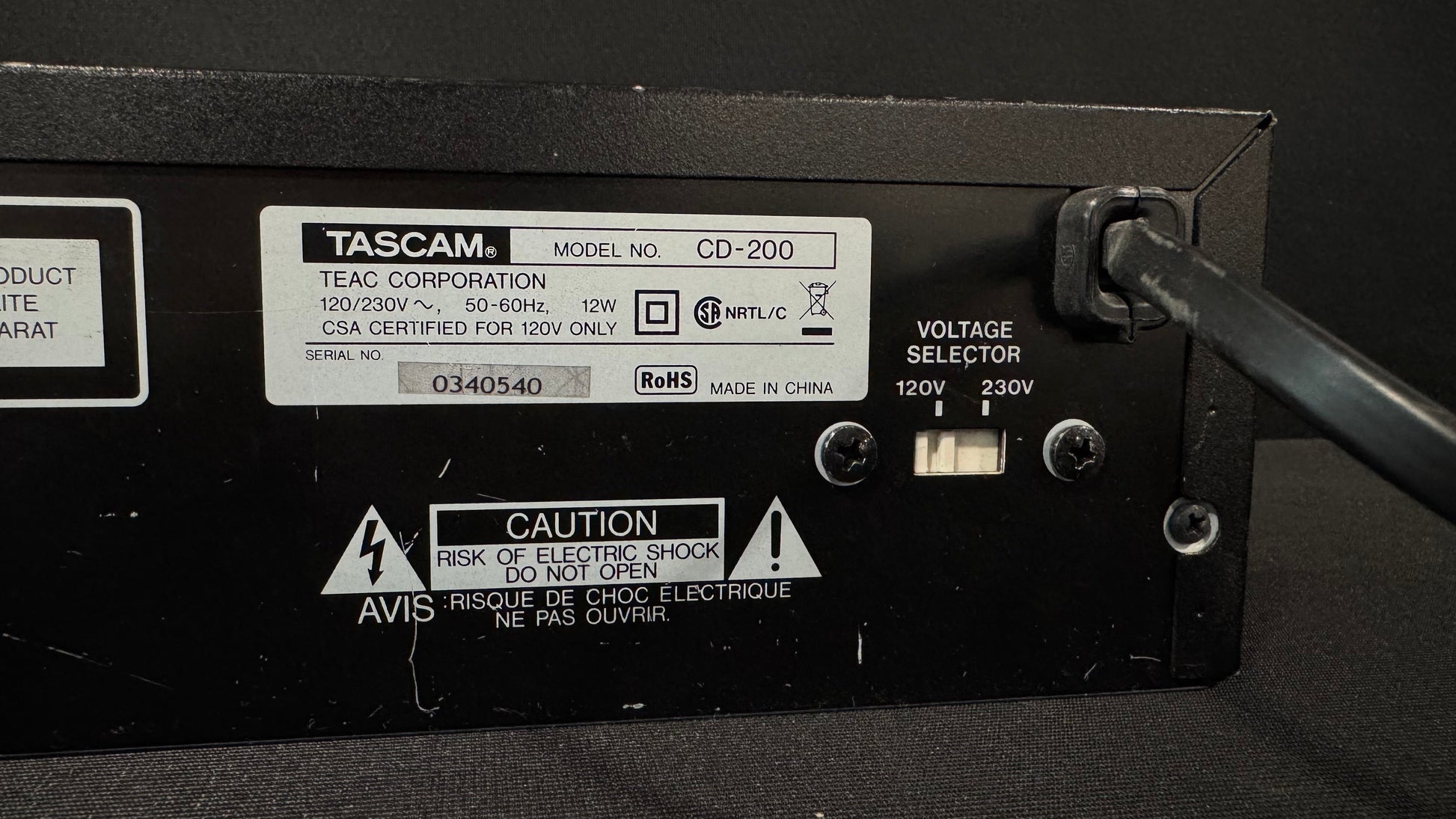 Tascam CD-200 Professional CD Player, Tascam CD-200, TASCAM CD200, Tascam Rackmount CD Player, CD-200 Professional CD Player. We Sell Professional Audio Equipment. Audio Systems, Amplifiers, Consoles, Mixers, Electronics, Entertainment, Live Sound.