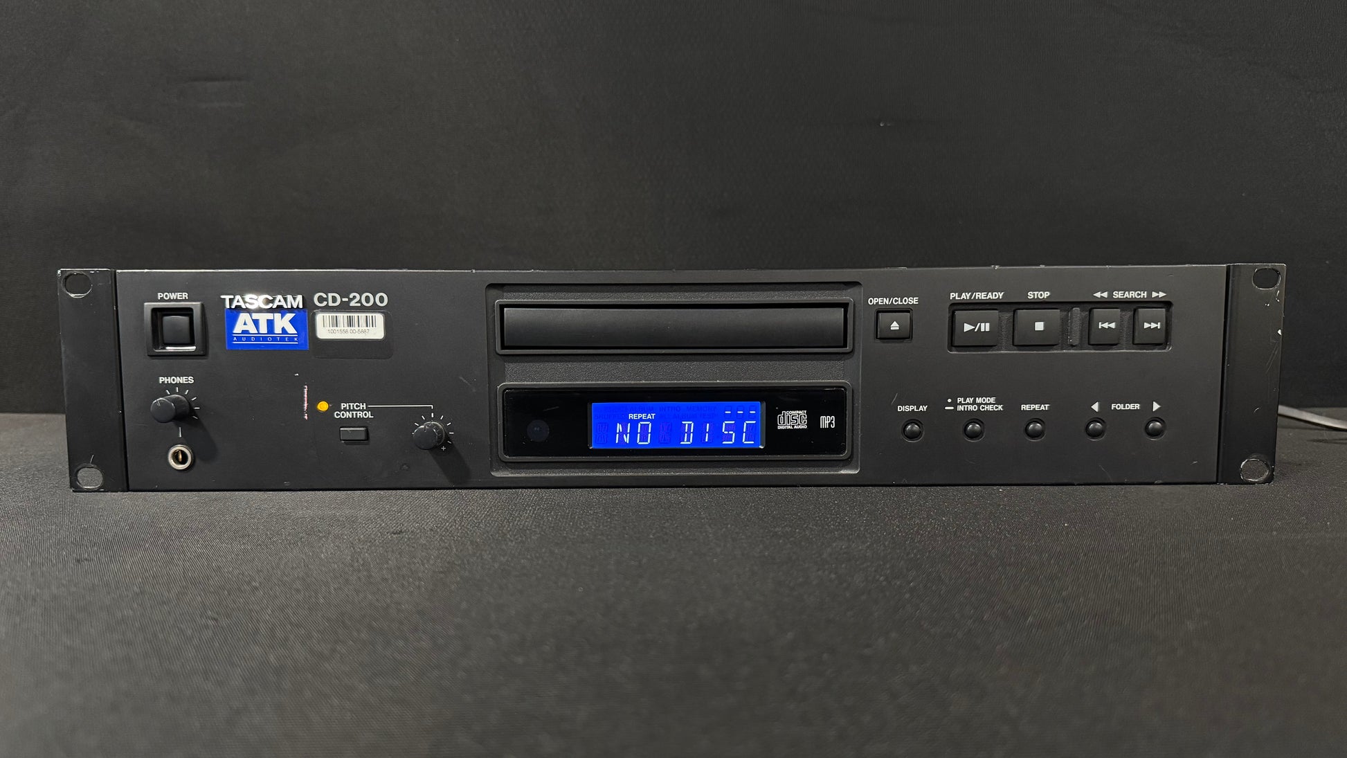 Tascam CD-200 Professional CD Player, Tascam CD-200, TASCAM CD200, Tascam Rackmount CD Player, CD-200 Professional CD Player. We Sell Professional Audio Equipment. Audio Systems, Amplifiers, Consoles, Mixers, Electronics, Entertainment, Live Sound.
