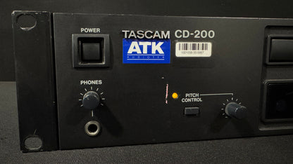 Tascam CD-200 Professional CD Player, Tascam CD-200, TASCAM CD200, Tascam Rackmount CD Player, CD-200 Professional CD Player. We Sell Professional Audio Equipment. Audio Systems, Amplifiers, Consoles, Mixers, Electronics, Entertainment, Live Sound.