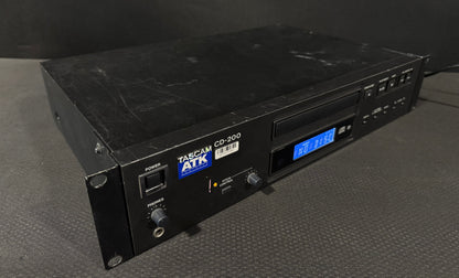 Tascam CD-200 Professional CD Player, Tascam CD-200, TASCAM CD200, Tascam Rackmount CD Player, CD-200 Professional CD Player. We Sell Professional Audio Equipment. Audio Systems, Amplifiers, Consoles, Mixers, Electronics, Entertainment, Live Sound.