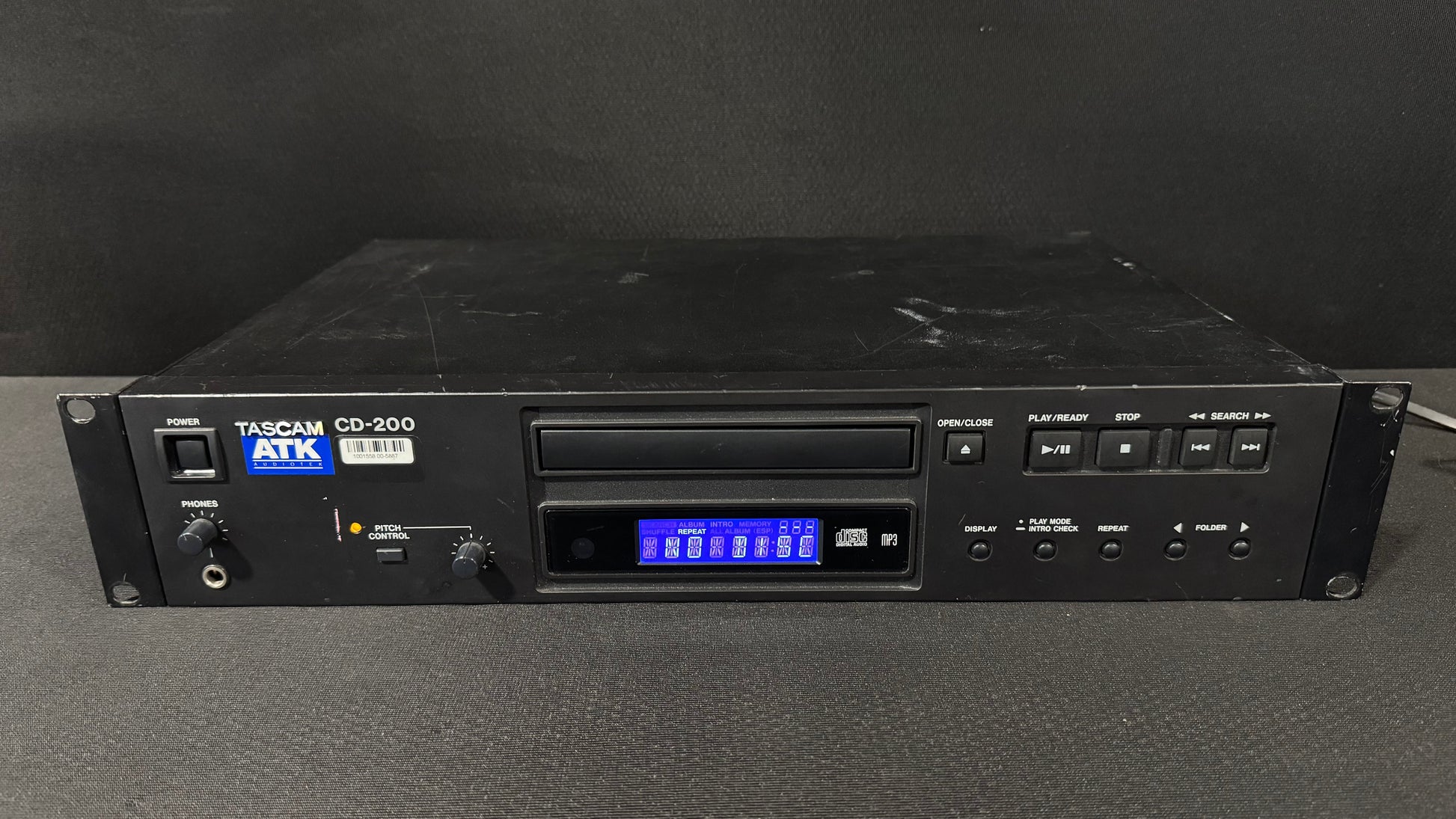 Tascam CD-200 Professional CD Player, Tascam CD-200, TASCAM CD200, Tascam Rackmount CD Player, CD-200 Professional CD Player. We Sell Professional Audio Equipment. Audio Systems, Amplifiers, Consoles, Mixers, Electronics, Entertainment, Live Sound.