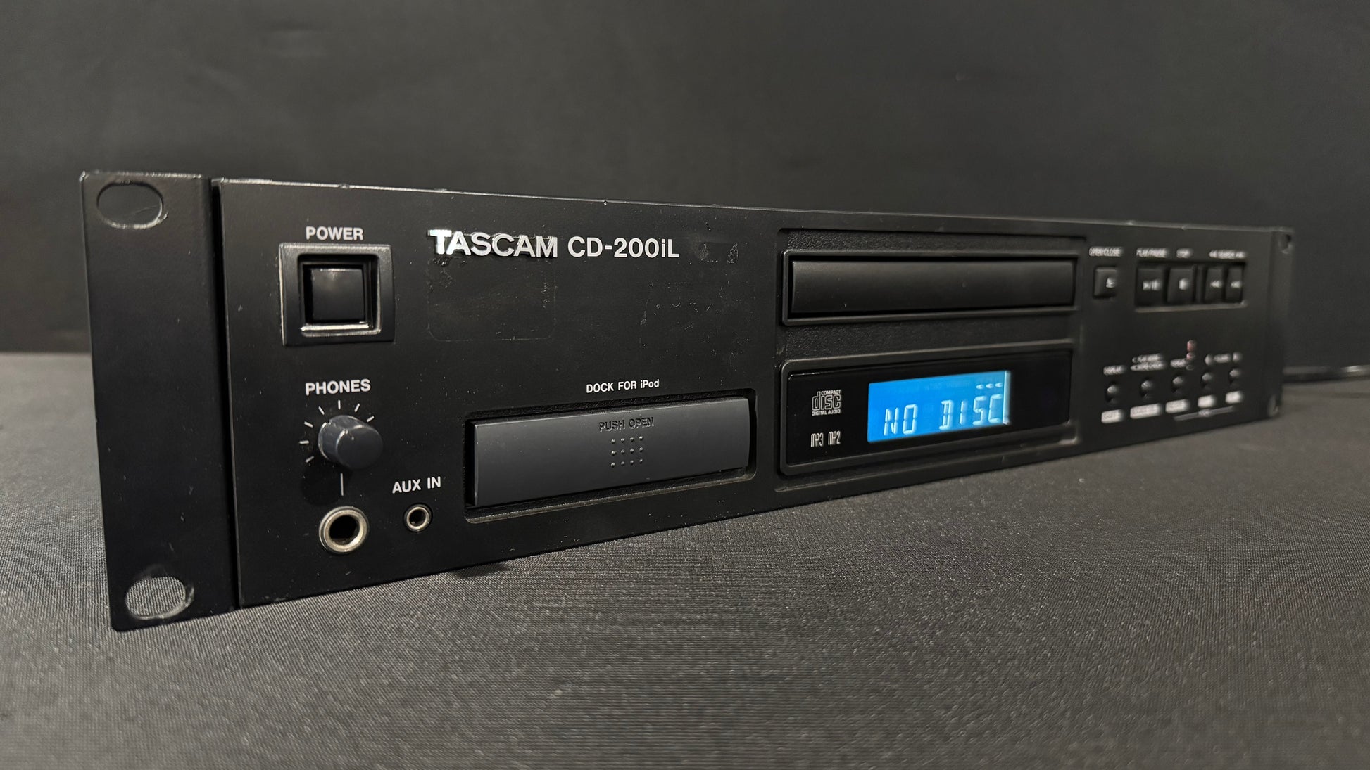 Tascam CD-200iL Professional CD Player, Tascam CD-200iL, TASCAM CD200iL, Tascam Rackmount CD Player, CD-200iL Professional CD Player. We Sell Professional Audio Equipment. Audio Systems, Amplifiers, Consoles, Mixers, Electronics, Entertainment, Live Sound.