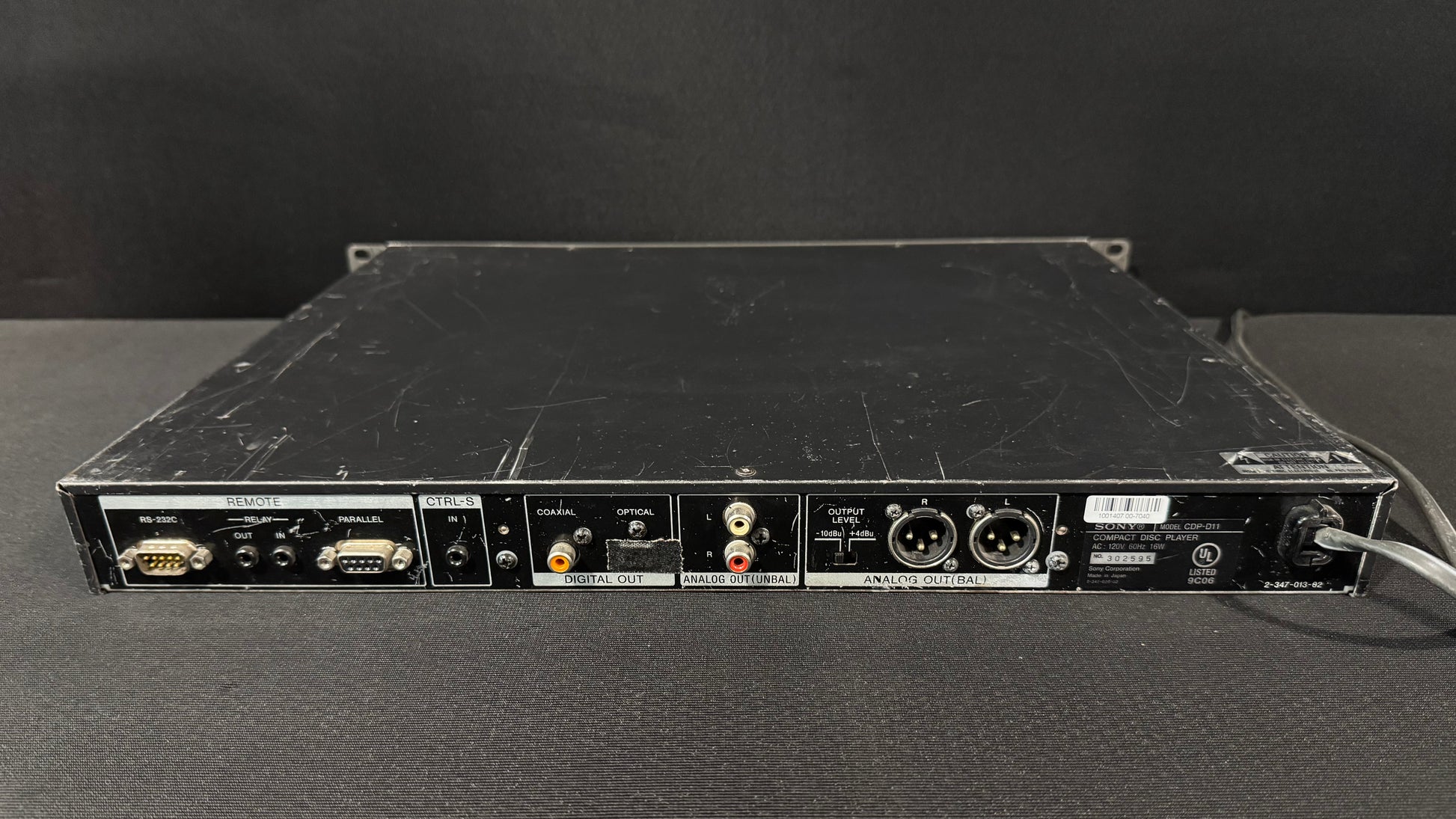 Sony CDP-D11 Professional CD Player, Sony CDP-D11, CDP-D11, Sony Rackmount CD Player, Sony Professional CD Player, Sony CDPD11. We Sell Professional Audio Equipment. Audio Systems, Amplifiers, Consoles, Mixers, Electronics, Entertainment, Live Sound.