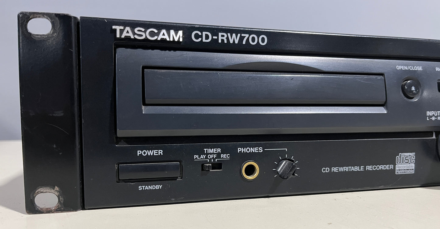 Tascam CD-RW700 Professional Audio CD Recorder, Tascam CD-RW700, TASCAM CD-RW700, Tascam CD Recorder, CD-RW700 Recorder. We Sell Professional Audio Equipment. Audio Systems, Amplifiers, Consoles, Mixers, Electronics, Entertainment, Live Sound.

