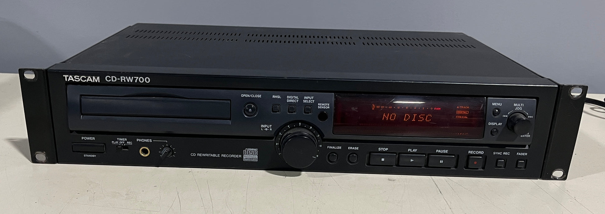 Tascam CD-RW700 Professional Audio CD Recorder, Tascam CD-RW700, TASCAM CD-RW700, Tascam CD Recorder, CD-RW700 Recorder. We Sell Professional Audio Equipment. Audio Systems, Amplifiers, Consoles, Mixers, Electronics, Entertainment, Live Sound.
