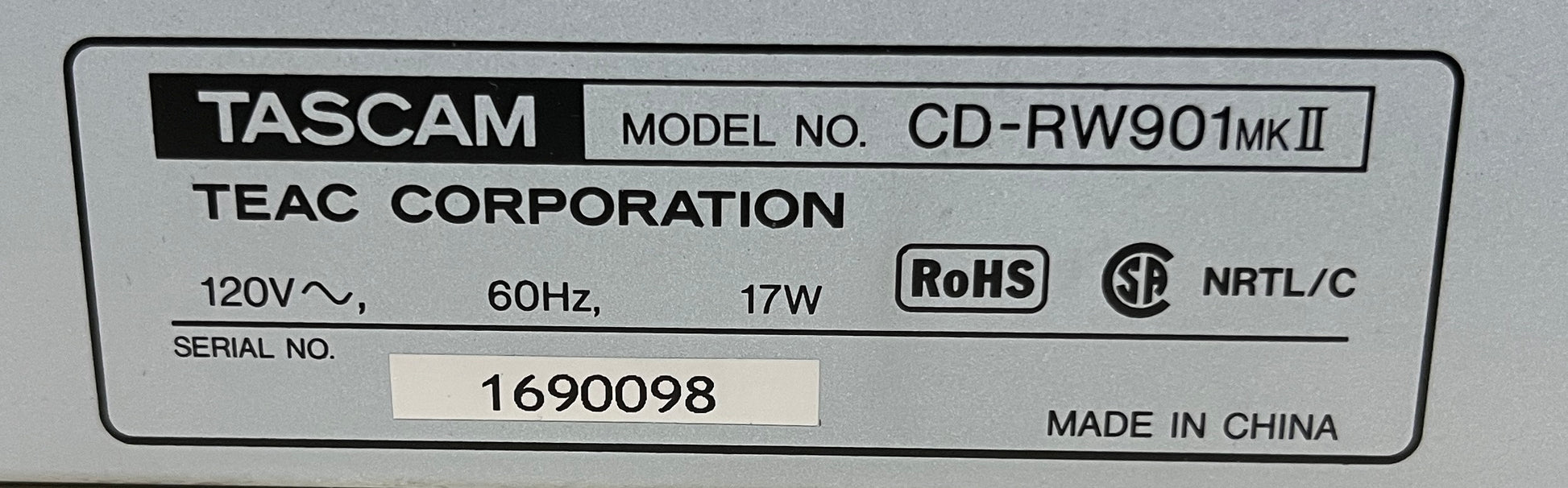 Tascam CD-RW901 MKII CD Player, Tascam CD-RW901 MKII, TASCAM CD-RW901 MKII, Tascam CD Player, CD-RW901 MKII Player. We Sell Professional Audio Equipment. Audio Systems, Amplifiers, Consoles, Mixers, Electronics, Entertainment, Live Sound.