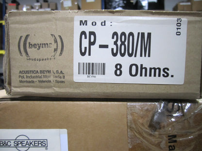 Beyma CP-380M 1" Compression Driver, Beyma CP-380M, Beyma 1" Compression Driver, Beyma CP-380, CP-380M. We Sell Professional Audio Equipment. Audio Systems, Amplifiers, Consoles, Mixers, Electronics, Entertainment, Live Sound.