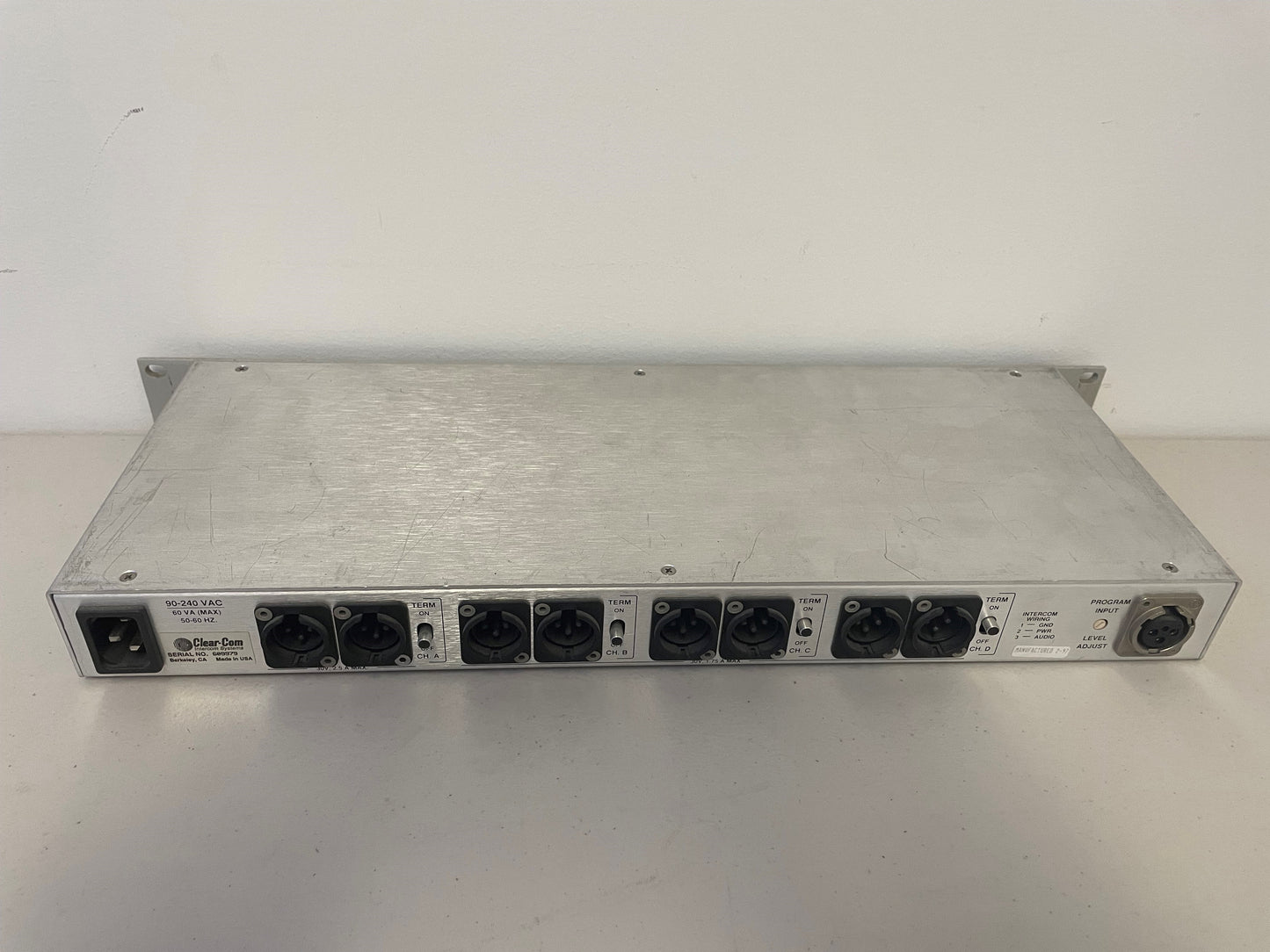 Used Clear-Com PL Pro PS-464, 4Ch Power Supply for Sale. We Sell Professional Audio Equipment. Audio Systems, Amplifiers, Consoles, Mixers, Electronics, Entertainment and Live Sound. 