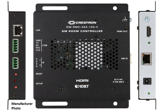 Crestron, Crestron DM-RMC-4KZ-100-C, 4K60 4:4:4 HDR Receiver, Crestron Room Controllers, We Sell Professional Audio Equipment. Audio Systems, Amplifiers, Consoles, Mixers, Electronics, Entertainment, Live Sound