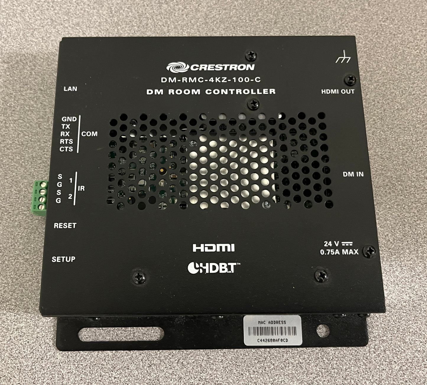 Crestron DM-RMC-4KZ-100-C DM Room Controller, Crestron DM Room Controller, Conference Room Crestron Room Controller, We Sell Professional Audio Equipment. Audio Systems, Amplifiers, Consoles, Mixers, Electronics, Entertainment, Live Sound