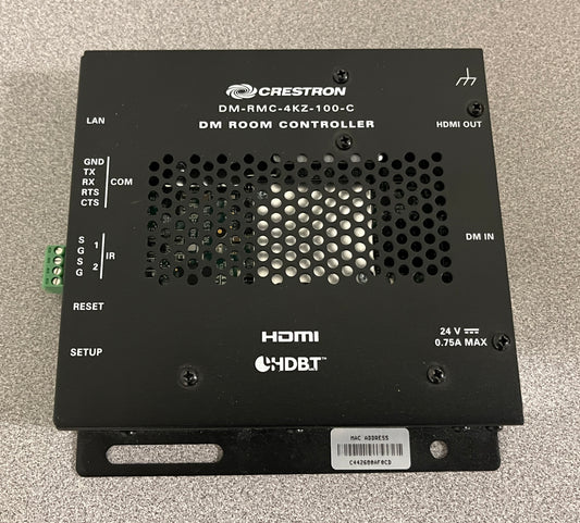 Crestron DM-RMC-4KZ-100-C DM Room Controller, Crestron DM Room Controller, Conference Room Crestron Room Controller, We Sell Professional Audio Equipment. Audio Systems, Amplifiers, Consoles, Mixers, Electronics, Entertainment, Live Sound