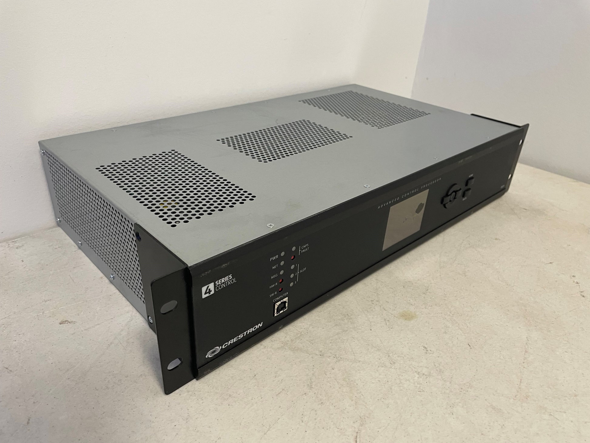 Crestron PRO4 Control Processor, Crestron Model M201921001 Control Processor, Crestron Control Processor Pro4, We Sell Professional Audio Equipment. Audio Systems, Amplifiers, Consoles, Mixers, Electronics, Entertainment, Live Sound
