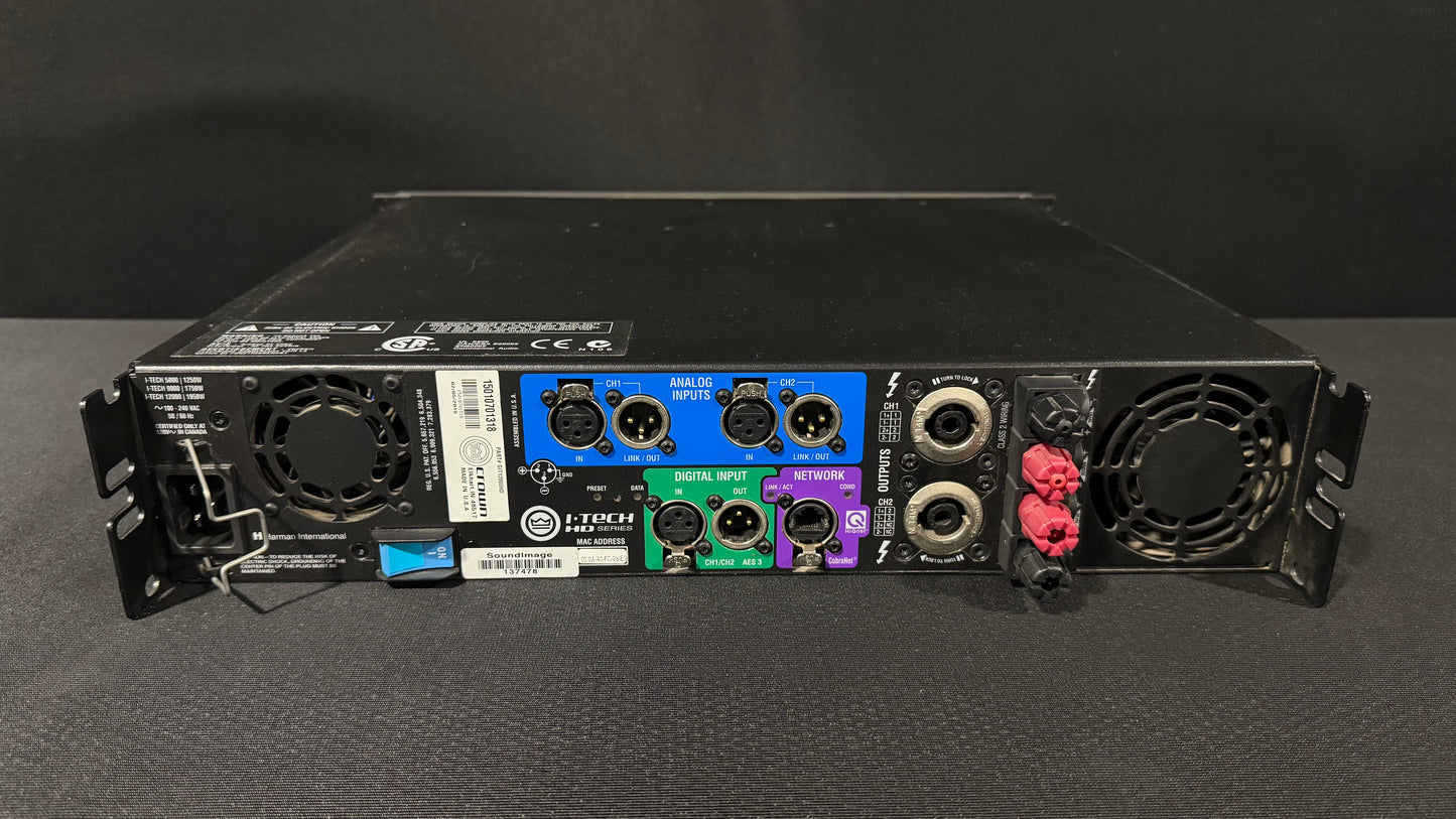 Crown Professional 12000 HD Professional Amplifier, Crown I-Tech 12000 HD Amplifier, Crown Amplifier, Crown 120000 HD Amplifier. We Sell Professional Audio Equipment. Audio Systems, Amplifiers, Consoles, Mixers, Electronics, Entertainment, Live Sound.