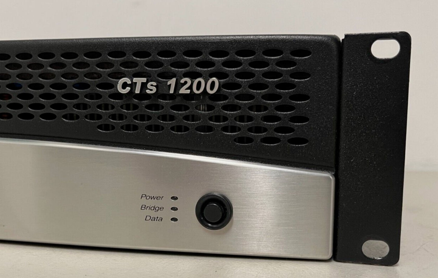 Crown CTS 1200 2 Channel Power Amplifier . 					We Sell Professional Audio Equipment. Audio Systems, Amplifiers, Consoles, Mixers, Electronics, Entertainment, Sound, Live.