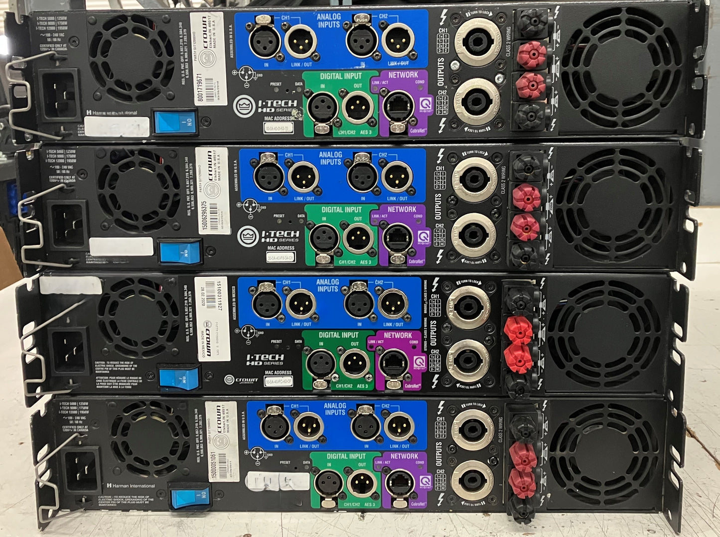 Crown I-Tech 12000HD Amplifier, Crown 12000 HD Amplifier, Crown Amplifier, Crown Professional 12000HD Professional Amplifier, We Sell Professional Audio Equipment. Audio Systems, Amplifiers, Consoles, Mixers, Electronics, Entertainment, Live Sound.