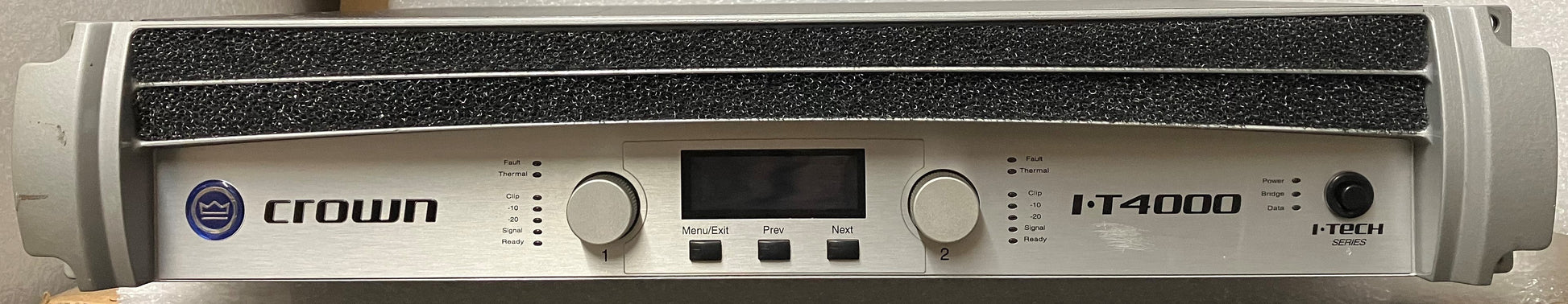Crown IT-4000 Power Amplifier, Crown IT-4000 Amplifier, Crown IT-4000, We Sell Professional Audio Equipment. Audio Systems, Amplifiers, Consoles, Mixers, Electronics, Entertainment, Live Sound